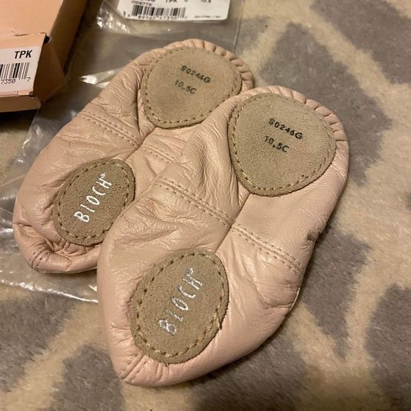 🌸Bloch odette style girls leather ballet dance shoe size 10.5C new in box - Picture 5 of 5
